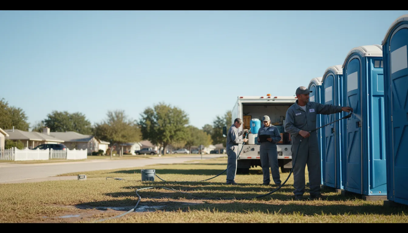Long-Term Portable Toilet Rental in Woodstock, IL near me